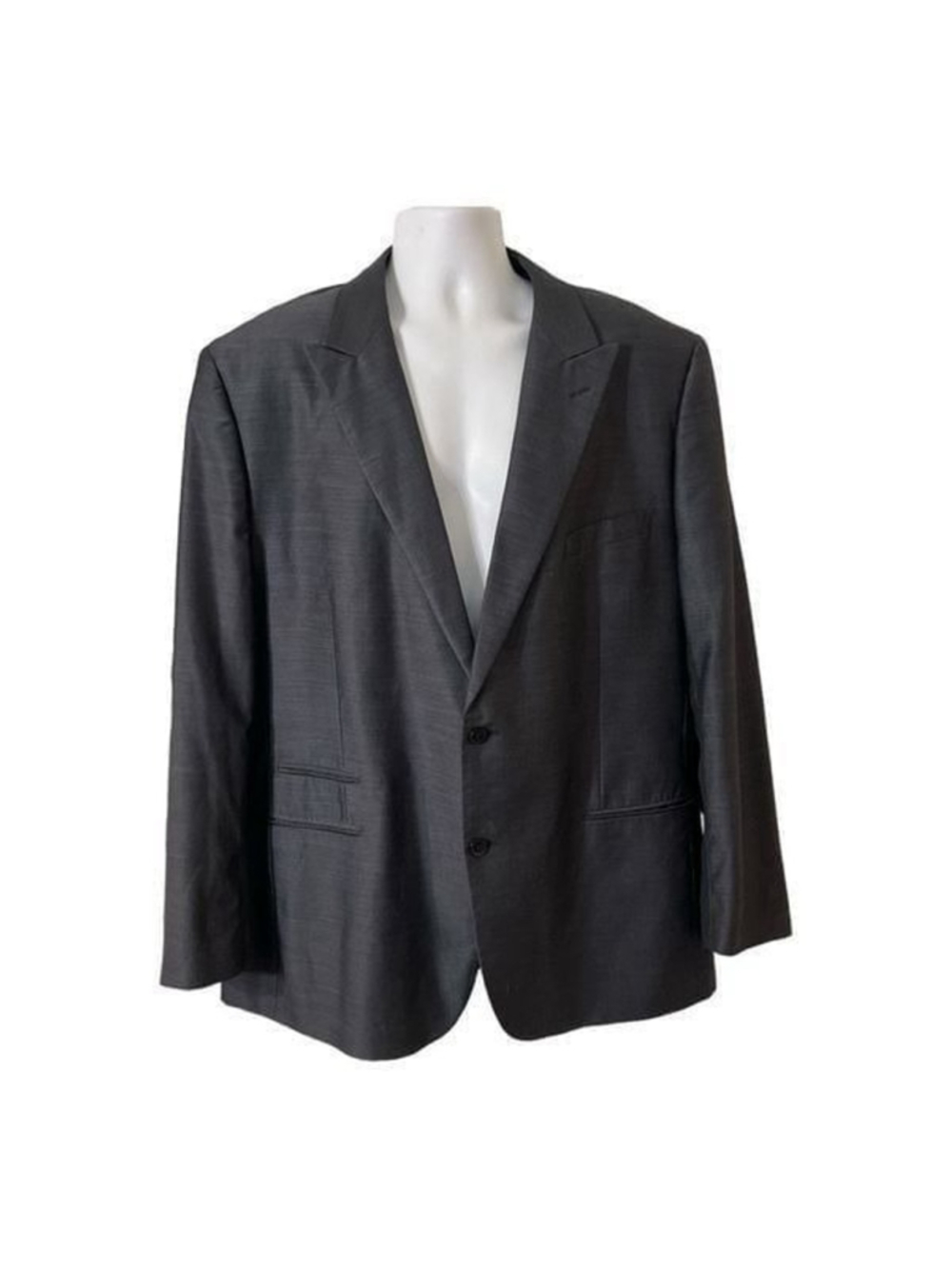 Steve Harvey Celebrity Edition Blazer Men 50L Gray Two Button Sport Coat